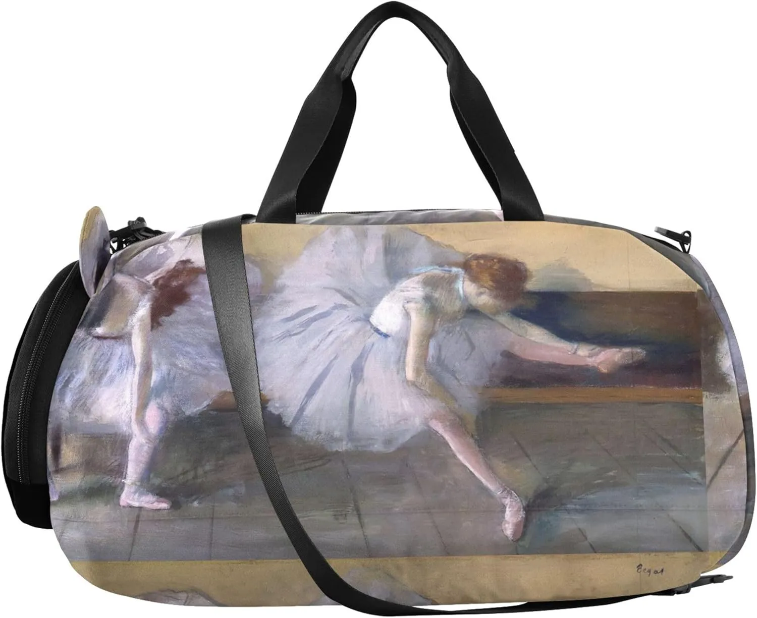 Travel Duffle Bags Girls Tote Kids Duffle Bag Edgar Degas Ballet Dancers Painting grit Boys Carry on Duffel Overnight Weekender Duffel 