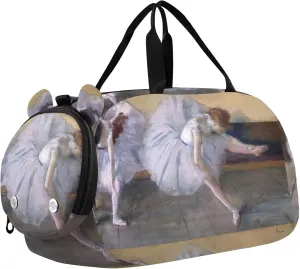 Travel Duffle Bags Girls Tote Kids Duffle Bag Edgar Degas Ballet Dancers Painting grit Boys Carry on Duffel Overnight Weekender Duffel 