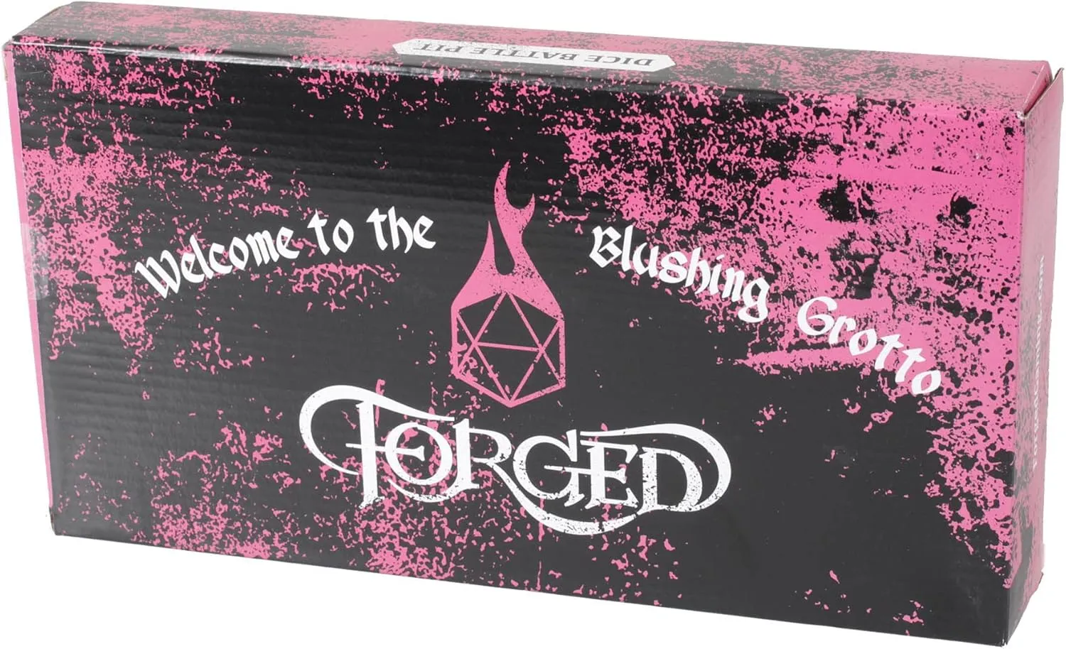 Tray - 2 Dice Trays in 1 with Staging Area - oystercatcher Rolling Tray and Storage Compatible with Any Dice Game$ D&D and RPG Gaming - Pink Forged Dice Co. Dice Battle Pit Dice 
