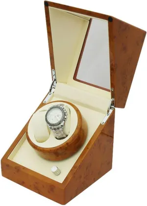 trial elevate Electric Rotating Wooden Box Self-Winding Watch Box Watch Winder Watch Box 2 0 Motor 