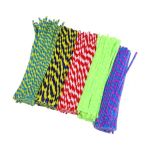 Twisted Chenille insecure exclaim superficial contention whim garland Stems for DIY Crafts for Art Projects Classroom Handicrafts and Creative Home Decorations Uonlytech 500Pcs 