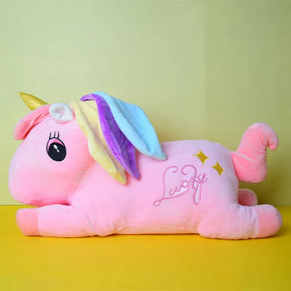 Unicorn Plush Doll Cute Filled With Blanket | Baby Sleeping Pillow Children Bedroom Decoration Toy