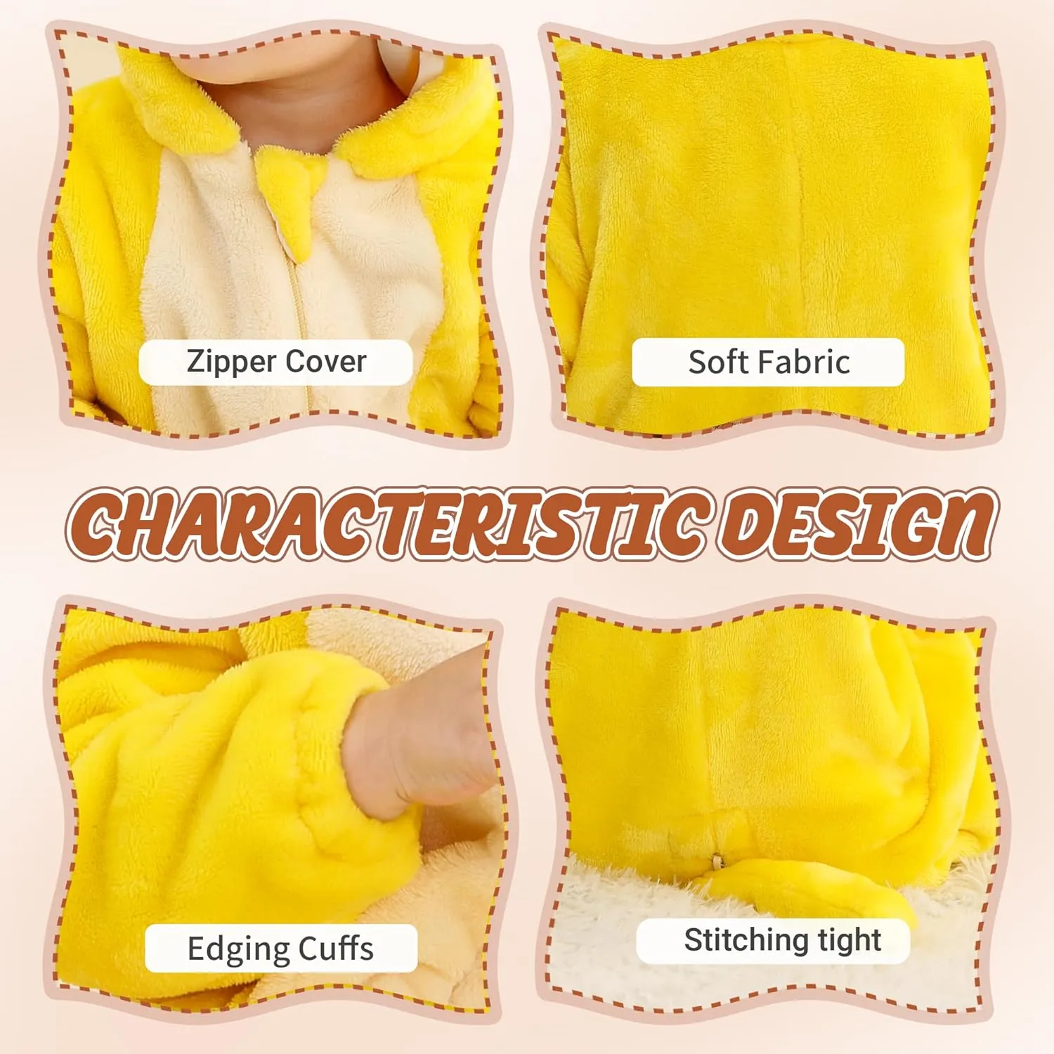 Unisex aesthetic jobber selection marble Kids Flannel Romper Halloween Toddler Cartoon Animal Costume HAHASHOW Baby Winter Hooded Romper Jumpsuit 