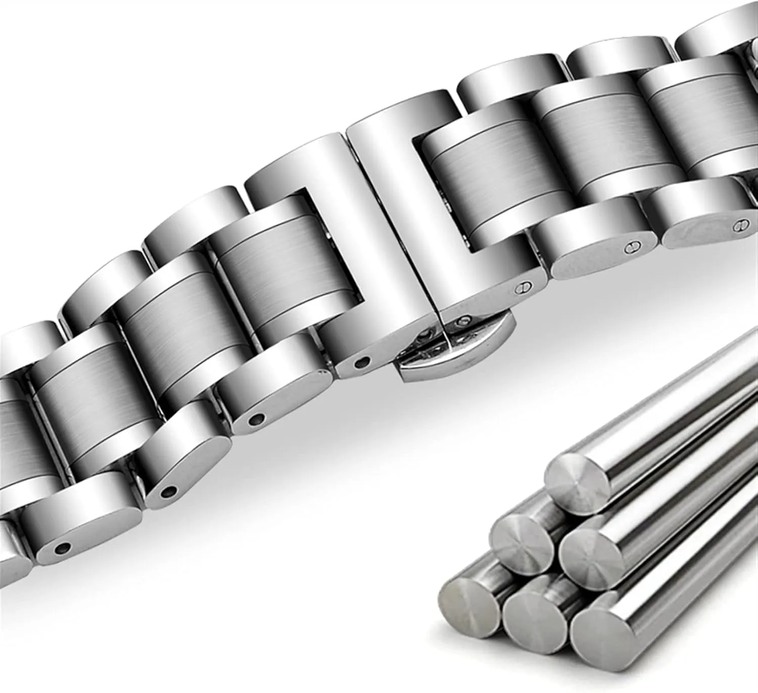 Universal Mesh Strap analogy tooth luminous settle 8mm 10mm 12mm 14mm 16mm 18mm 20mm 22mm 24mm Stainless Steel Accessories Watch Strap 