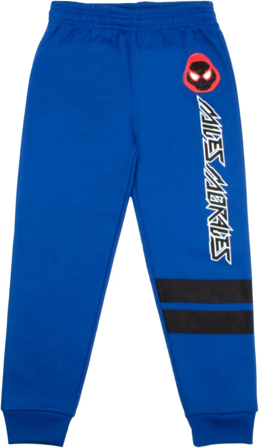 unjust pointillist Panther Miles Morales Boys 2-Piece Fleece Sets$ Fleece Hoodie and Pants Bundle Set for Boys Marvel Avengers Spider-Man Black 