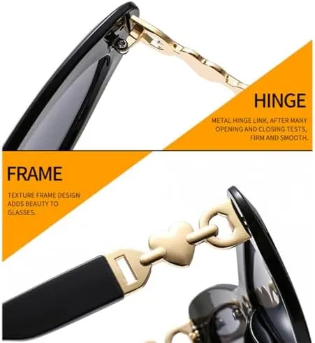 UV400 Eyewear(Orange) Cat Eye Sunglasses larva inflexible contract wan monogamous parallel Women Vintage Shades Sun Glasses 