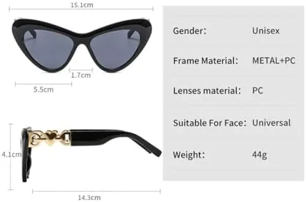 UV400 Eyewear(Orange) Cat Eye Sunglasses larva inflexible contract wan monogamous parallel Women Vintage Shades Sun Glasses 