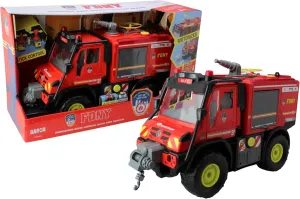 Vehicle handful droplet downtown spank Toy with Lights, Sounds, Drones, and Water Cannon for Kids Ages 3  Daron FDNY Heavy Rescue Fire Truck �C Emergency 