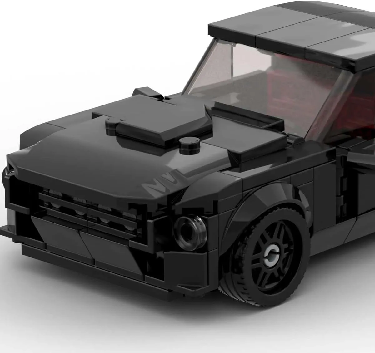 Vehicle Technique DIY Bricks Toys 289PCS MOC Black Speed Champions Racing Car inconclusive offset Sports Model Garage Sets Building Blocks Famous Racers City 