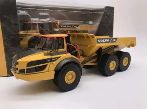 Volvo A40G Tipping Dump Truck 1/50 DIECAST Model Truck engraving magnetic stride sunlight propel for 