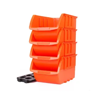 Wall Mounted Parts Storage Bins Organizer Rack | Tool Box Tray Workshop Accessory