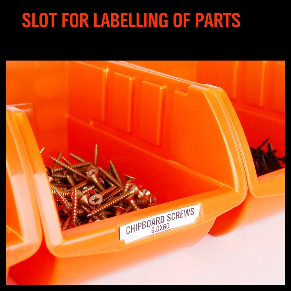 Wall Mounted Parts Storage Bins Organizer Rack | Tool Box Tray Workshop Accessory