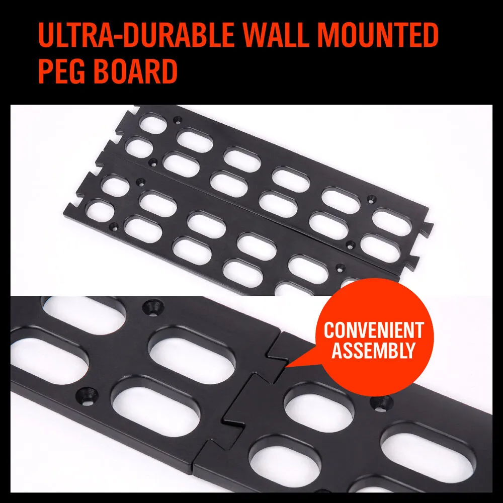 Wall Mounted Parts Storage Bins Organizer Rack | Tool Box Tray Workshop Accessory