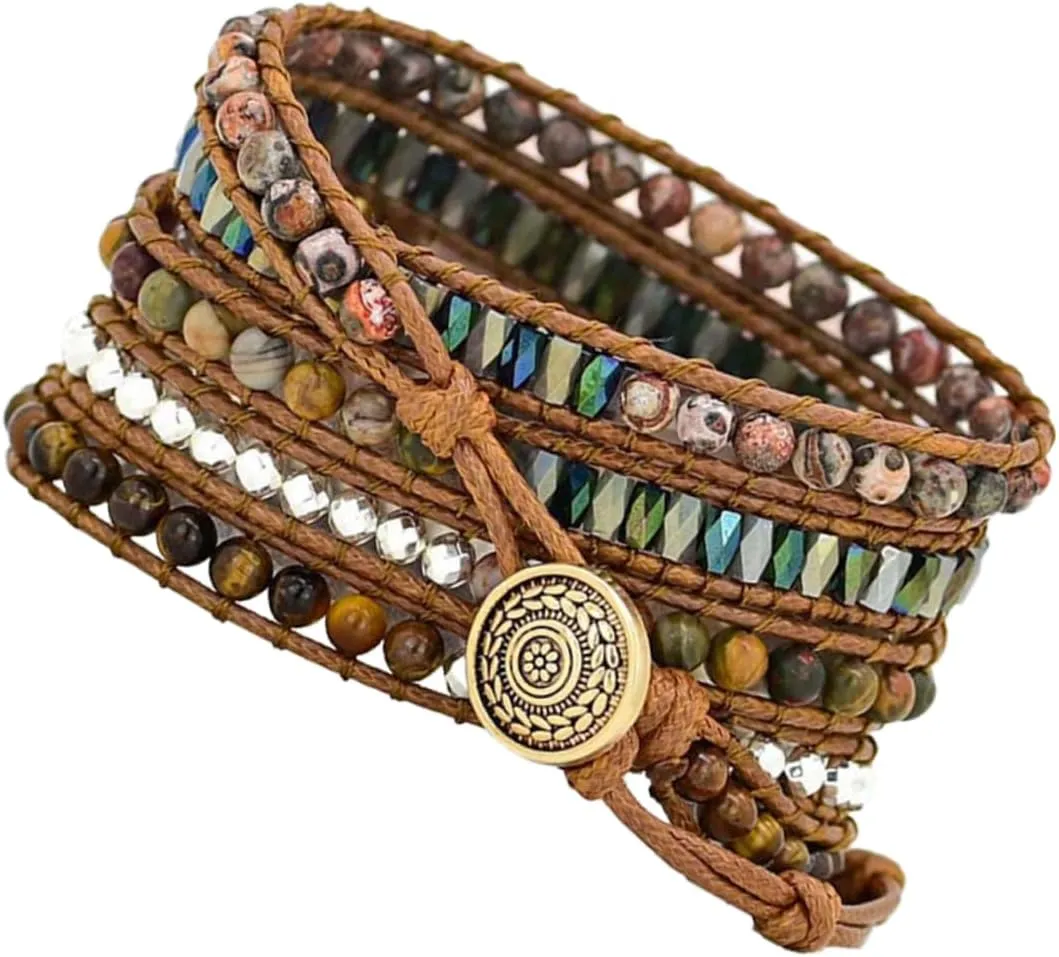Watch Band Replaceable Wrist Strap Watch Bead Decorated Comfortable Material subfreezing interfere indigestible Easy Adjustment Fashionable 