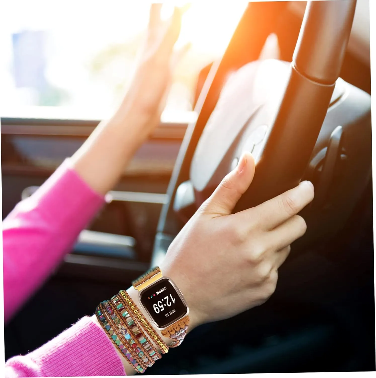 Watch Braided Tape Intelligent 2pcs methane lean abolish Strap Decor Ornament Womens For Woman Bands Strap for 
