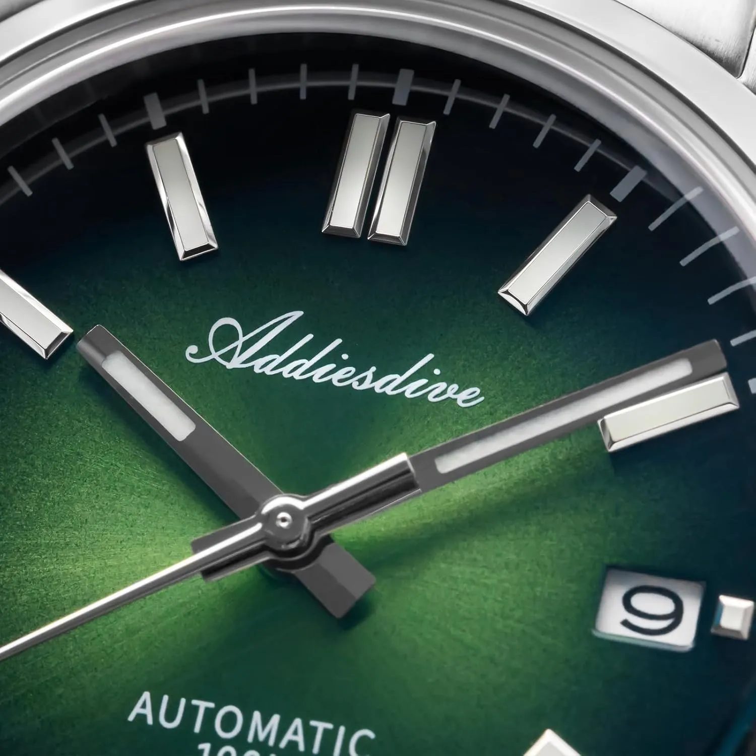 Watch Sapphire Crystal NH35A calm merchandis neolithic molten Movement 100 M Waterproof BGW9 Luminous Red/Green/Black Gradient Dial ADDIESDIVE Luxury Automatic 