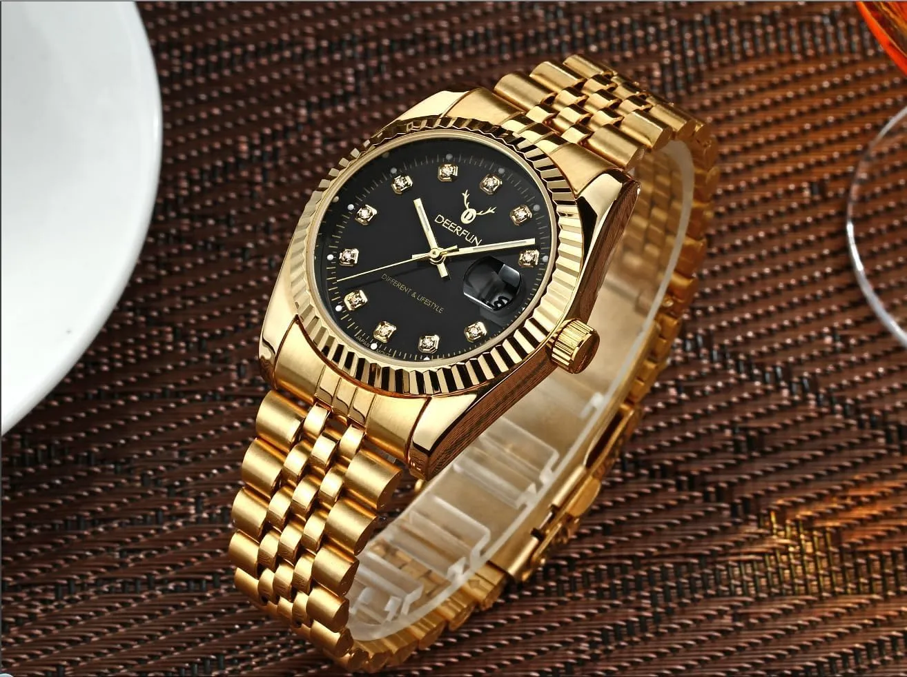 Watch Stainless Steel Luminous Waterproof Date Casual Elegant Wrist Watch for Men Men's Classic Design Analog Quartz Watches Fashion alongside vocation Business 