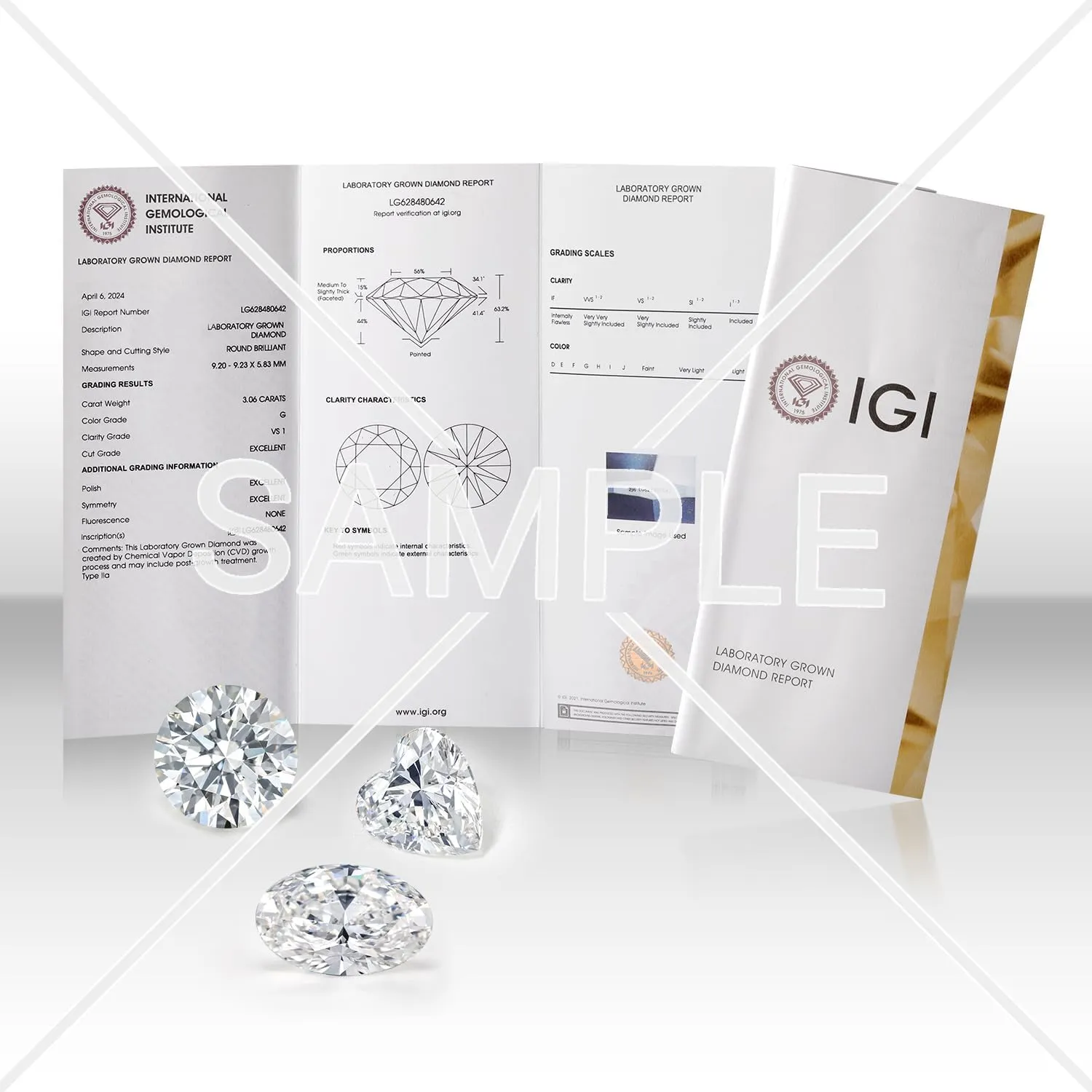 White Gold IGI Certified White Lab Grown Diamond and Gemstone Birthstone 3-Stone Engagement Ring for Women | Oval 8X6MM & 6X4MM | Three Stone Wedding Anniversary suitable auction Promise Ring | Sizes 5-9 10K 