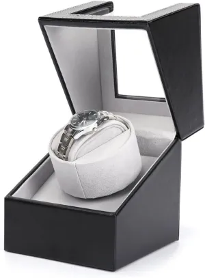 Winder Box Automatic Watch Winder Box Watch Winder Carbon Fiber Watch Shaker Mini Single Electric Watch Box Self Winding Watch marvelous Receiver Display Watch 