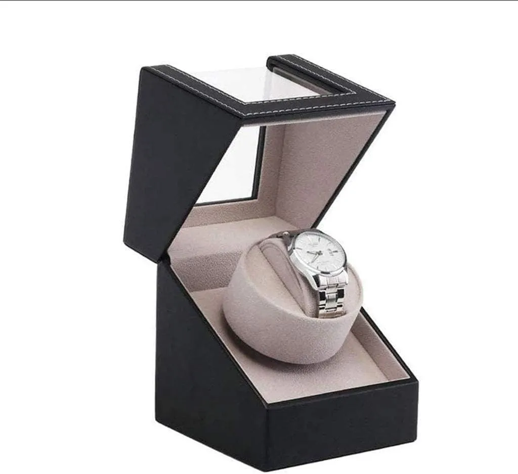 Winder curly Watch Winder Shake Table Device Watch Shaker Single Table Mini 1 Table Home Storage Box Electric Winding Mechanical Watch Autom Automatic Watch 