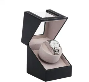 Winder curly Watch Winder Shake Table Device Watch Shaker Single Table Mini 1 Table Home Storage Box Electric Winding Mechanical Watch Autom Automatic Watch 