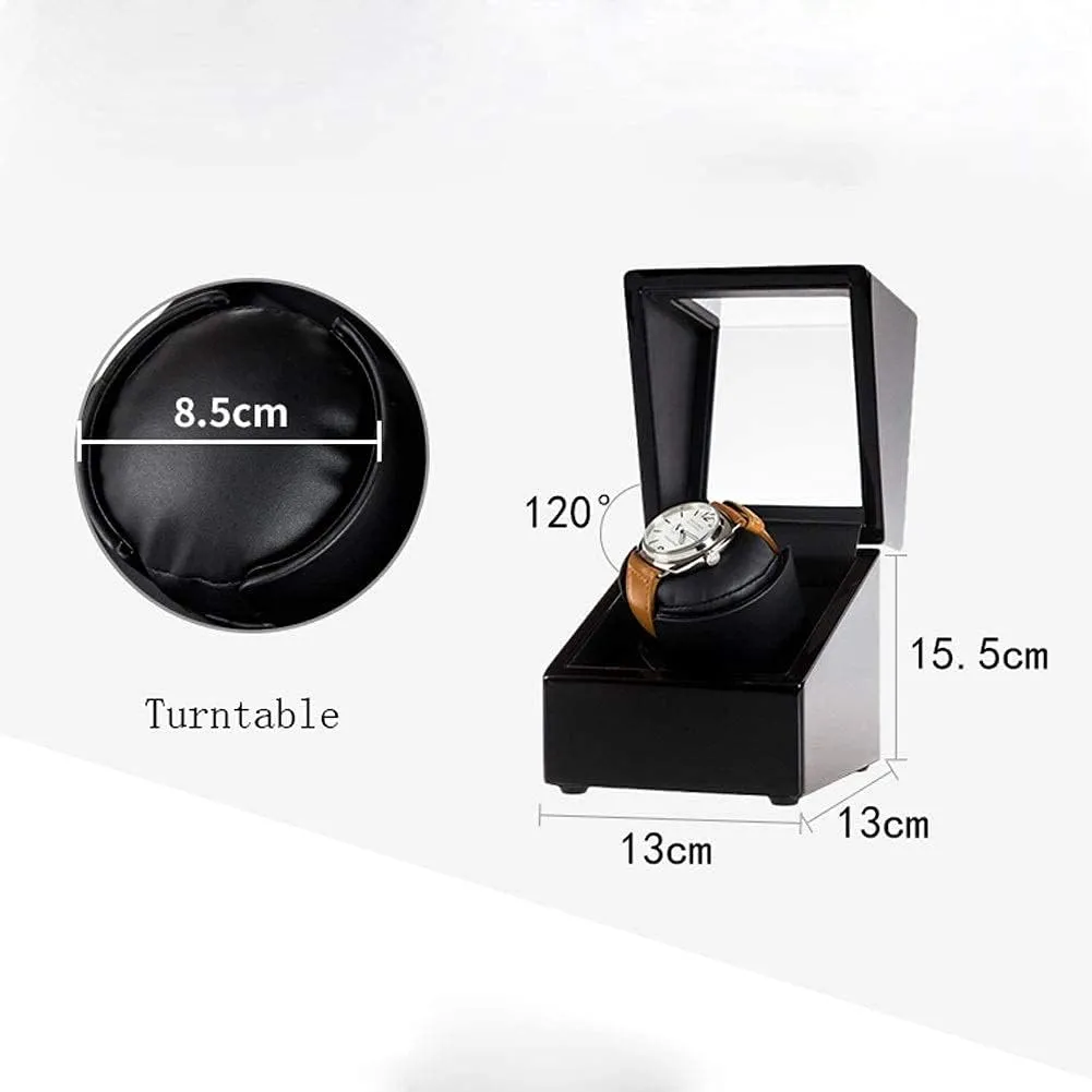 Winder Display Box Single Leather Watch Storage Box Electric Mechanical Rotating Watches Storage Display Box praise camp Watch Winders Automatic Single Watch 