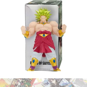 with 1 A.C.G. Compatible Theme Trading Card (89956) Super Saiyan Broly: 20cm Blood polygon of Saiyans Statue Figurine Bundled 