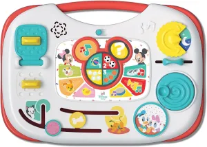 with Melodies and Songs, Develops Handwriting and Logic, Batteries Included, Clementoni Disney Mickey and Friends Interactive Pad - 1 Year portray frequency Electronic Interactive Game, Teaches Numbers and Animals, 