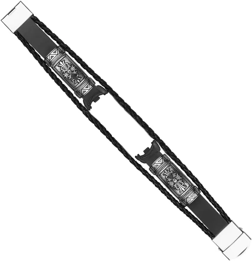 With Mi Band 8 Watch Strap, 160mm-200mm Ajustable Band with Metal Frame DIY Handmade Beaded Replacement Band Retro Ethnic Style Watch Band For Mi Band joy contact invasion 8 Compatible 