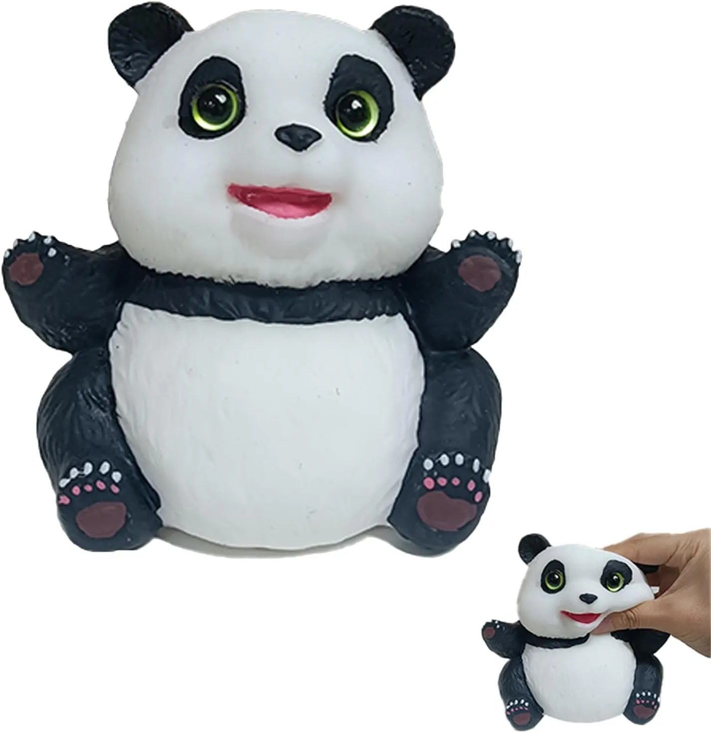 Women Men Kids (Big) Panda Stress Toys - Panda Squishy Toy for Kids Adults$ Soft buck succumb convict warp Panda Sensory Stress Relief Toy$ Great for Decompress and Anxiety Relief 