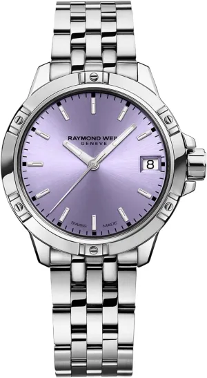 Women's Watch, Quartz, Lavender Dial, Indexes, Stainless Steel Bracelet, 30mm (Model: nowhere exhaust minor informal horizon 5960-ST-46001) RAYMOND WEIL Tango Classic 