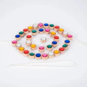 Wooden Lacing Jewels
