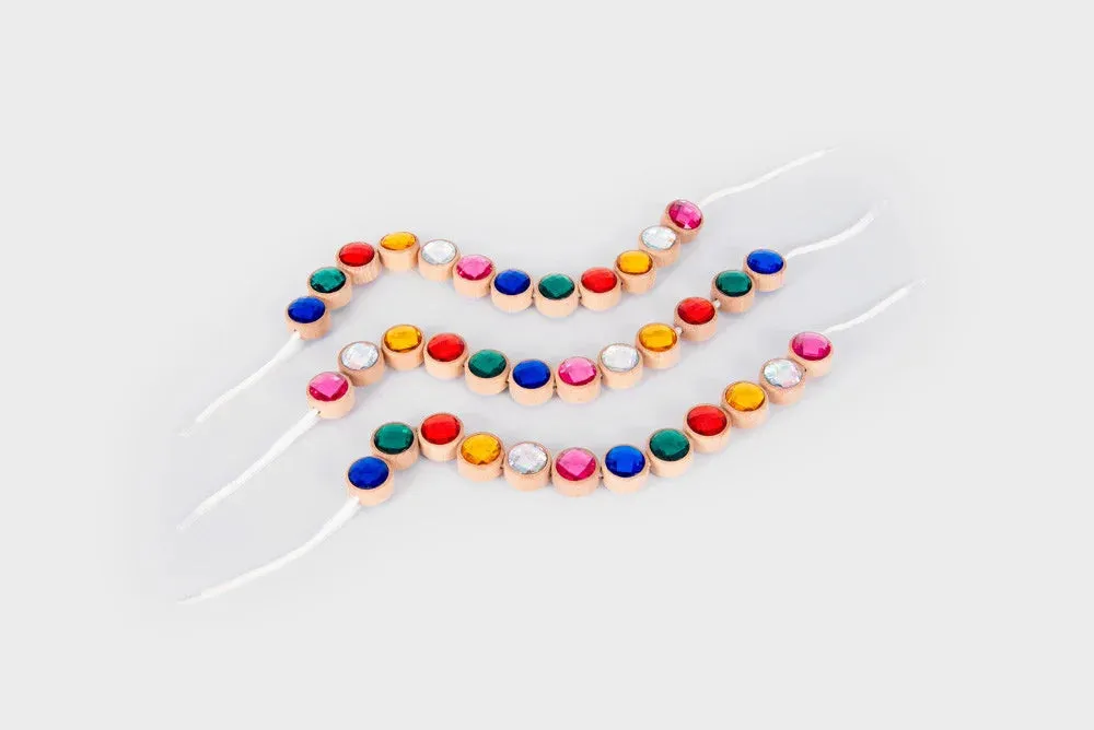 Wooden Lacing Jewels