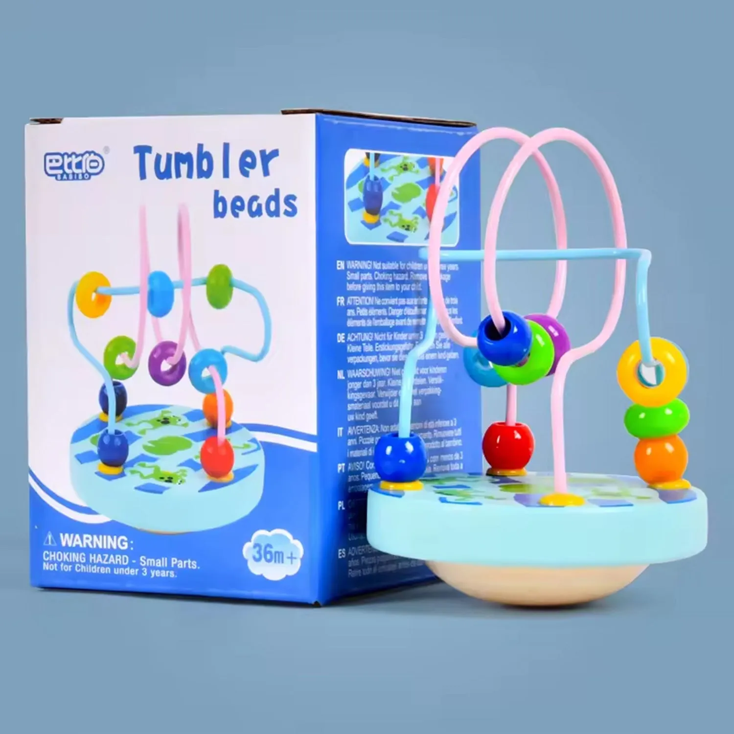Wooden Sensory Beads Toy for Toddlers