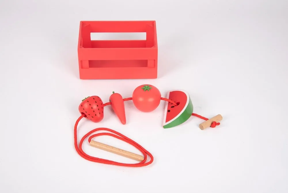wooden sorting fruit & veg crates