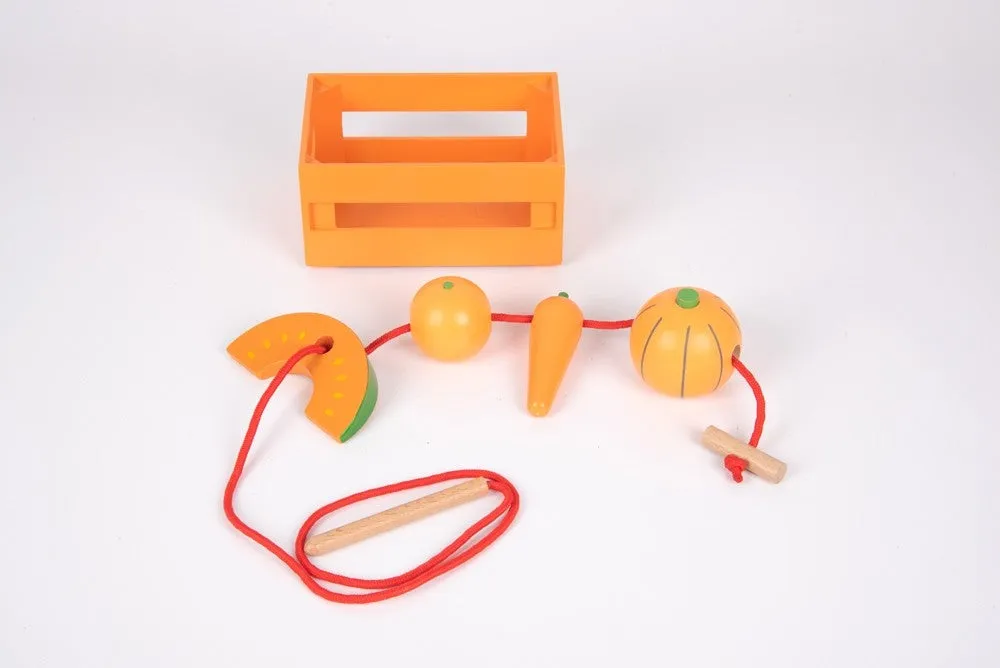 wooden sorting fruit & veg crates