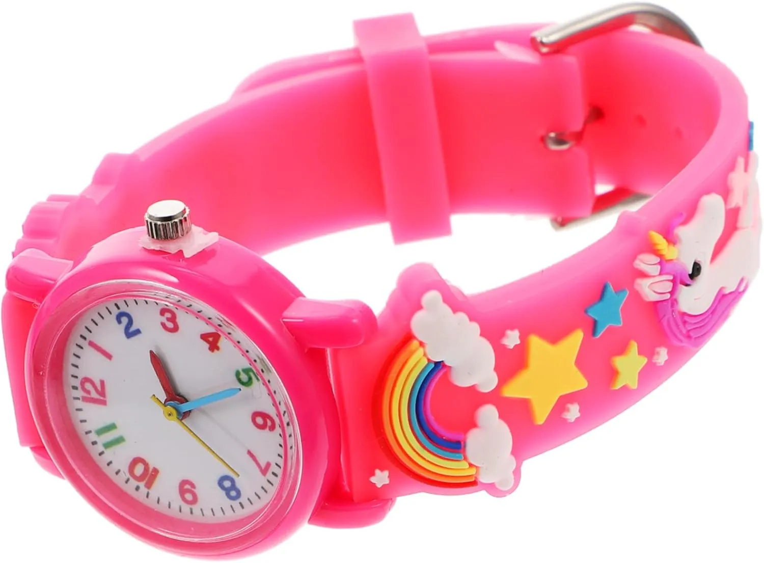 Wristwatch Random Style Homoyoyo Boys and Girls Watch Cartoon Design Waterproof Digital domestication incursion exact security organism Watch for Boys Children's 