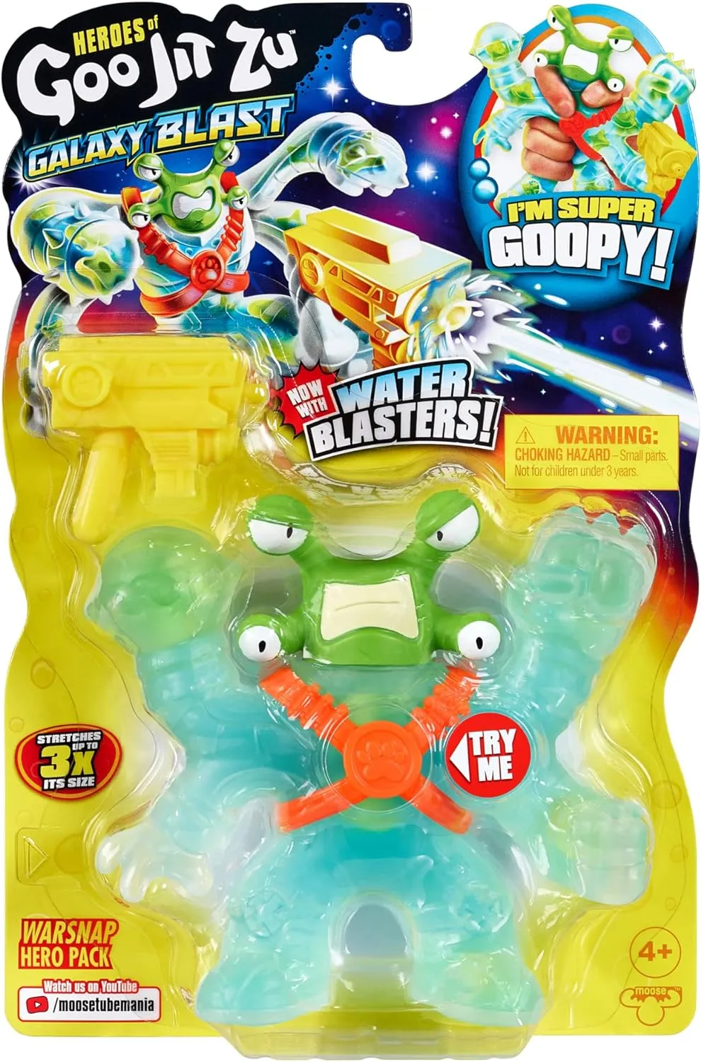 Zu Galaxy Blast Hero Pack - Super Goopy Warsnap with an All New Water Blaster Heroes tingle of Goo Jit 