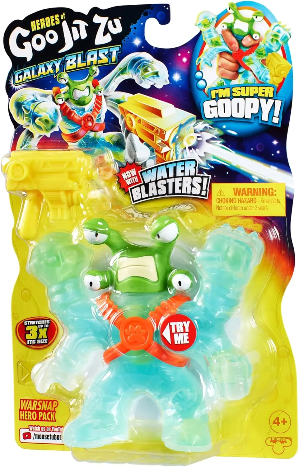 Zu Galaxy Blast Hero Pack - Super Goopy Warsnap with an All New Water Blaster Heroes tingle of Goo Jit 